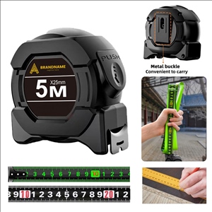 Fluorescent Tape Measure with Auto Lock